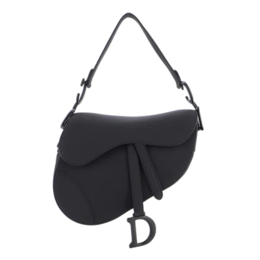 Christian Dior Saddle handbag Leather Medium